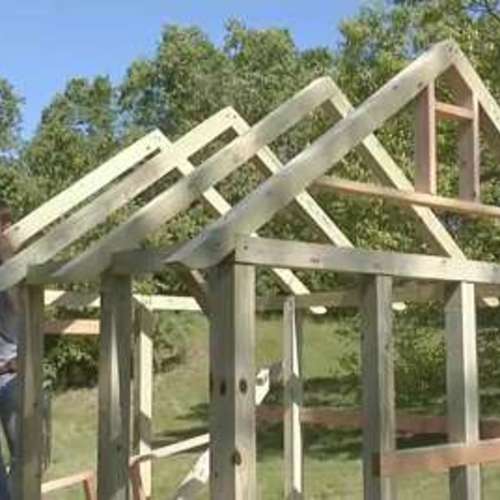 shed roof framing