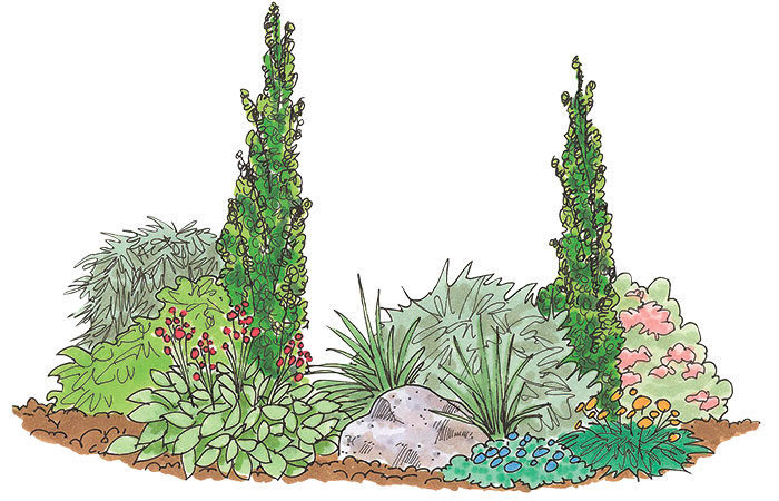 garden bed illustration