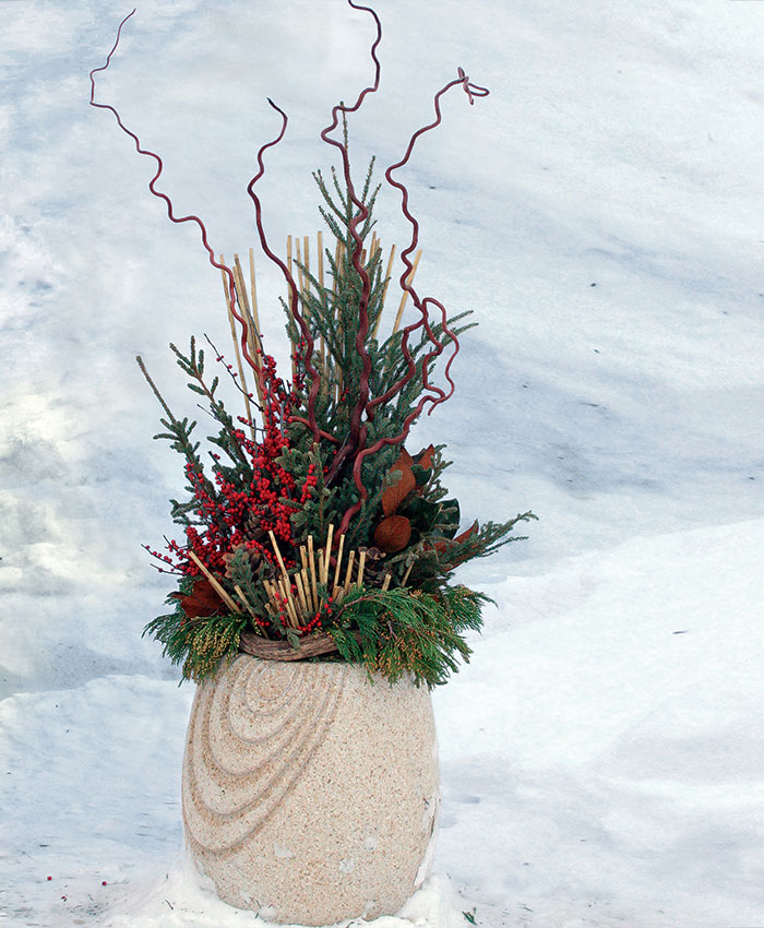 Outdoor Winter Container Garden Ideas and Inspiration