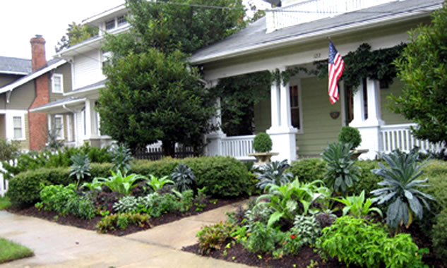 front yard garden