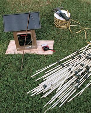 Materials for a Simple Electric Fence