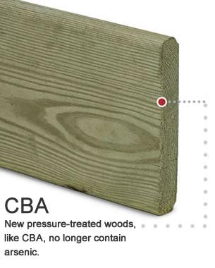 CBA New pressure-treated woods 