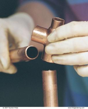 Build an Arbor With Copper Pipe - Made By Barb - easy design