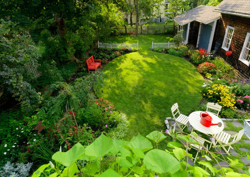 This client took our Home Outside design and turned it into a beautiful and very personal garden.