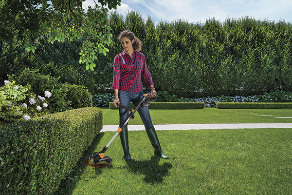 Just a dad doing yardwork on Father's Day