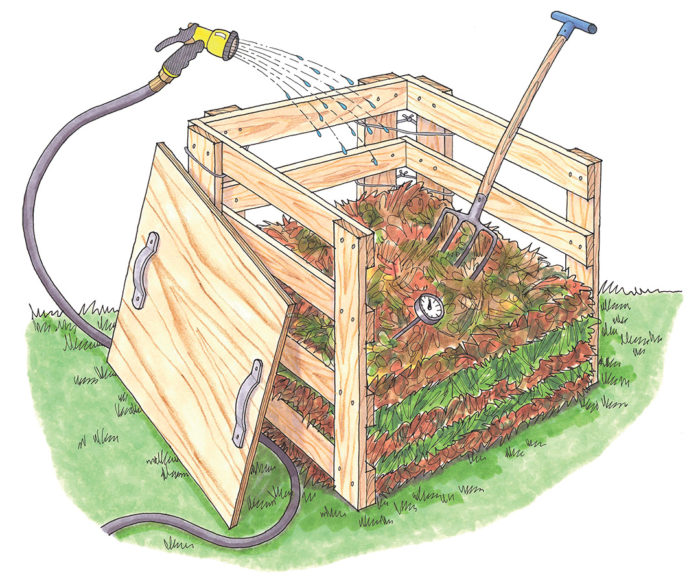 learn how to build a compost pile