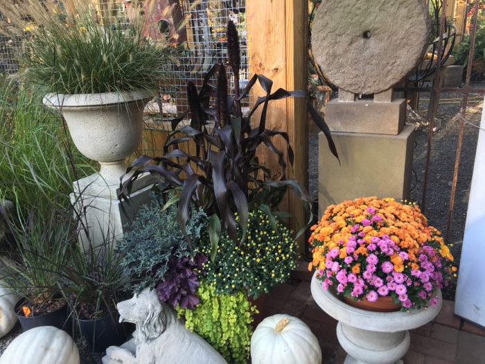 fall containers