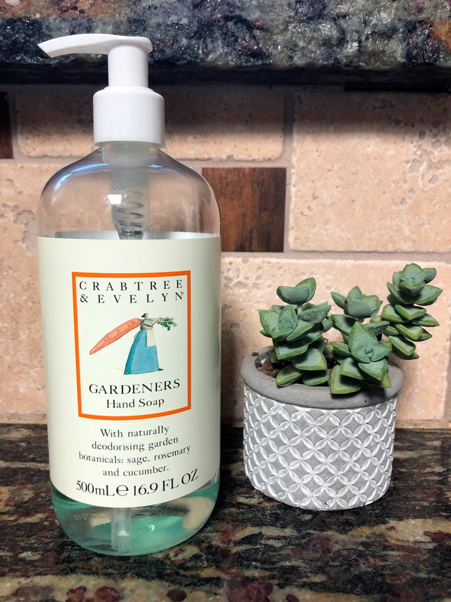 Crabtree and Evelyn gardeners hand soap