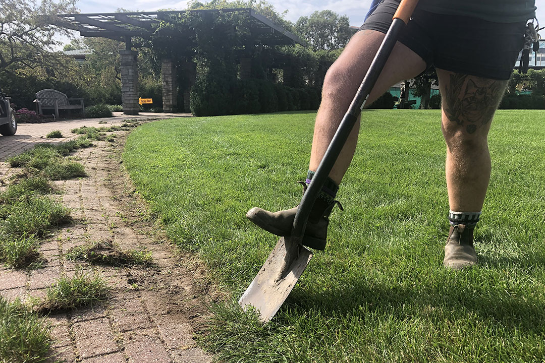 Edging sidewalks