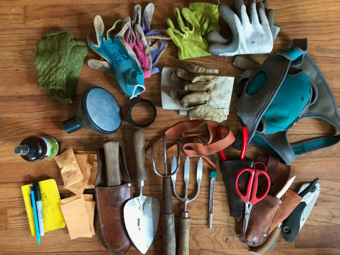 garden tools and supplies