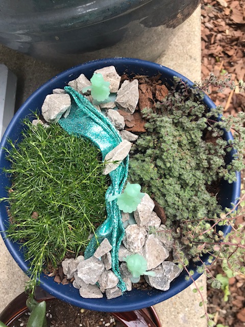 fairy garden in a pot