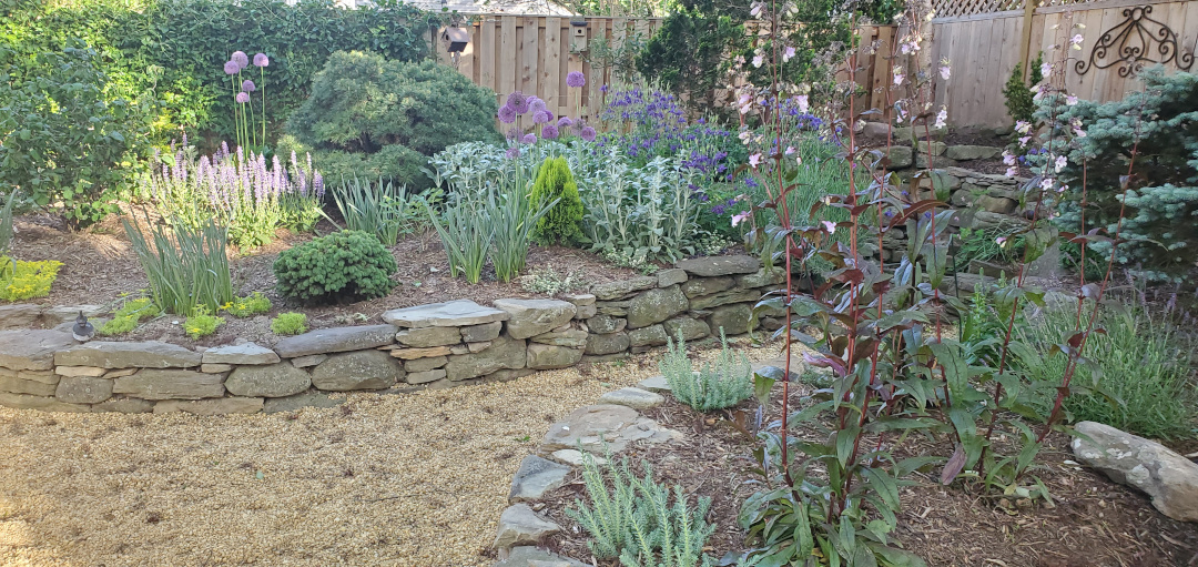 garden stone walls