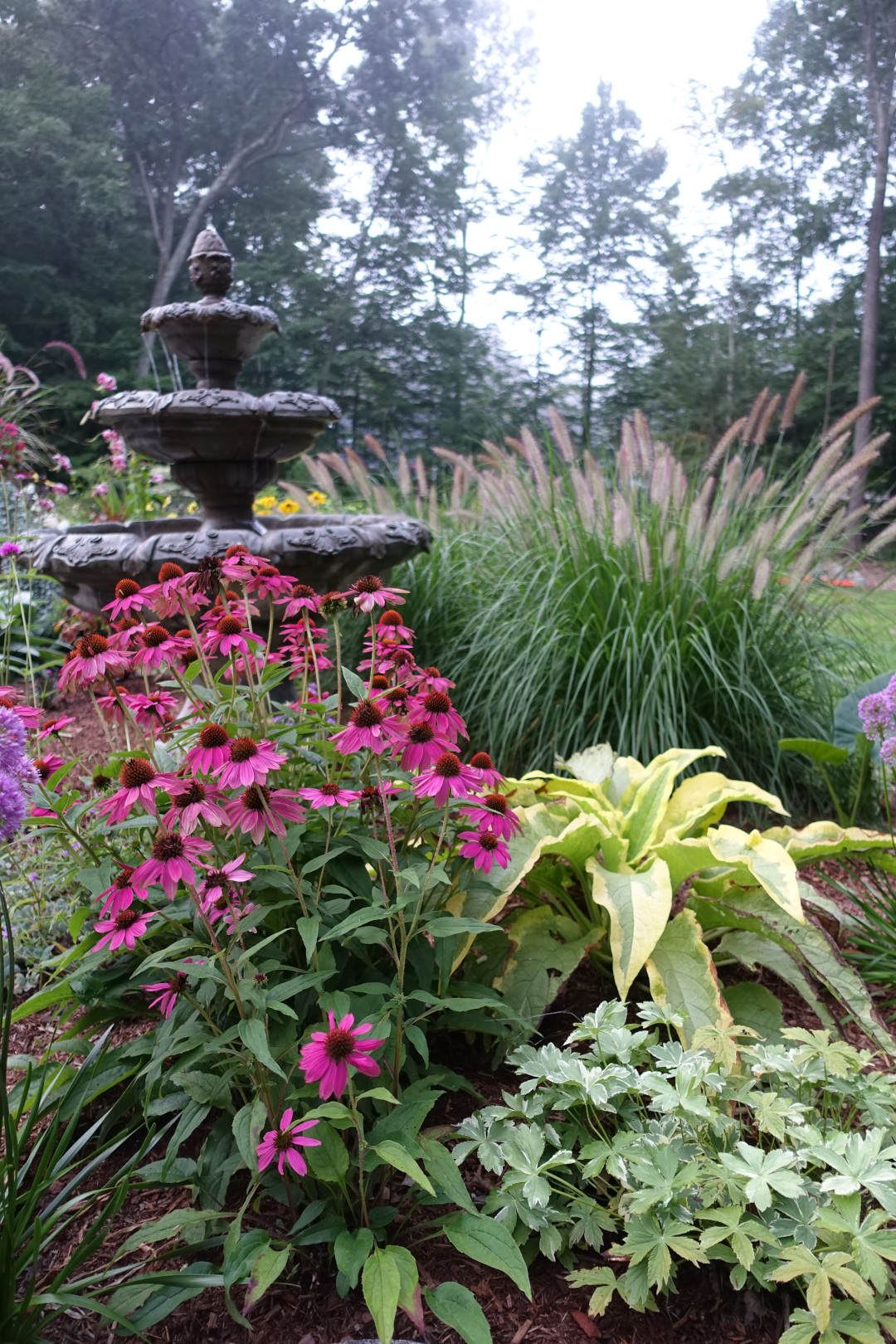 garden fountain