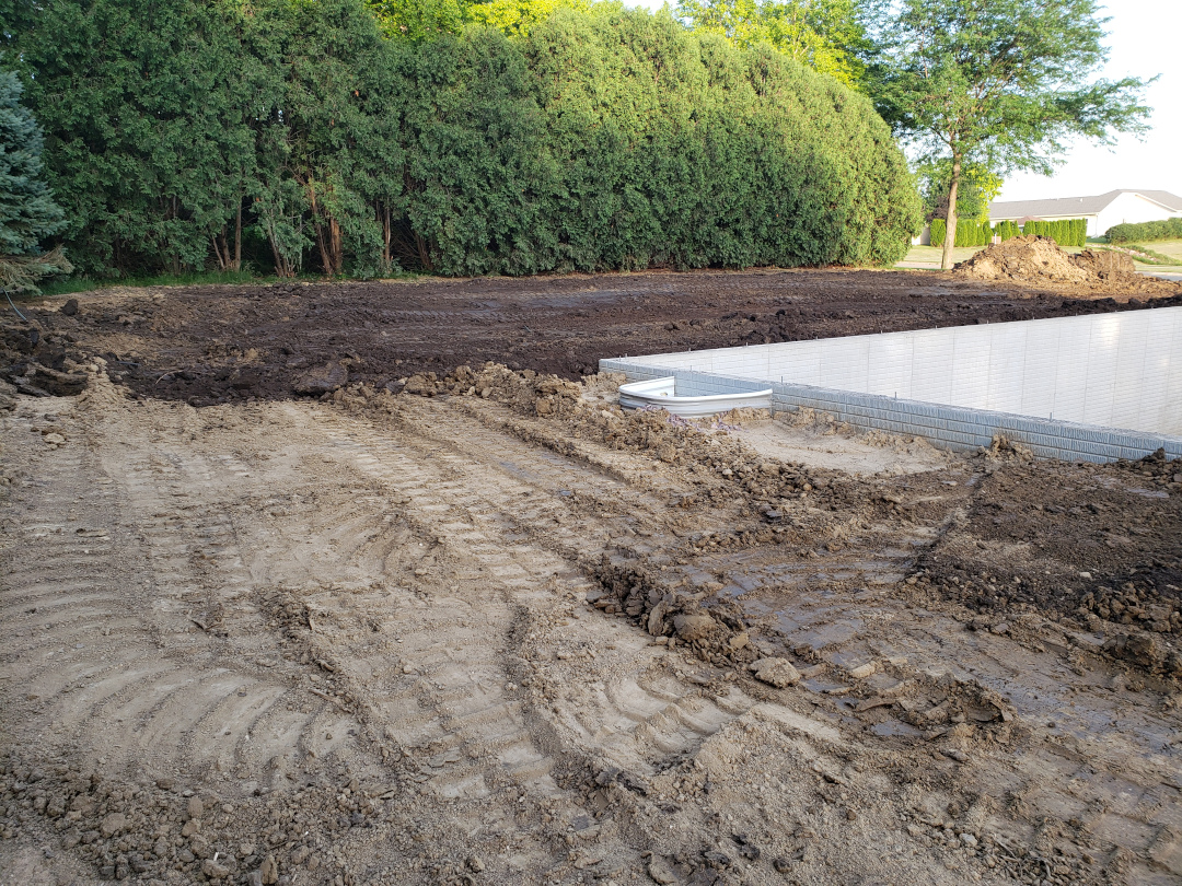 empty garden bed