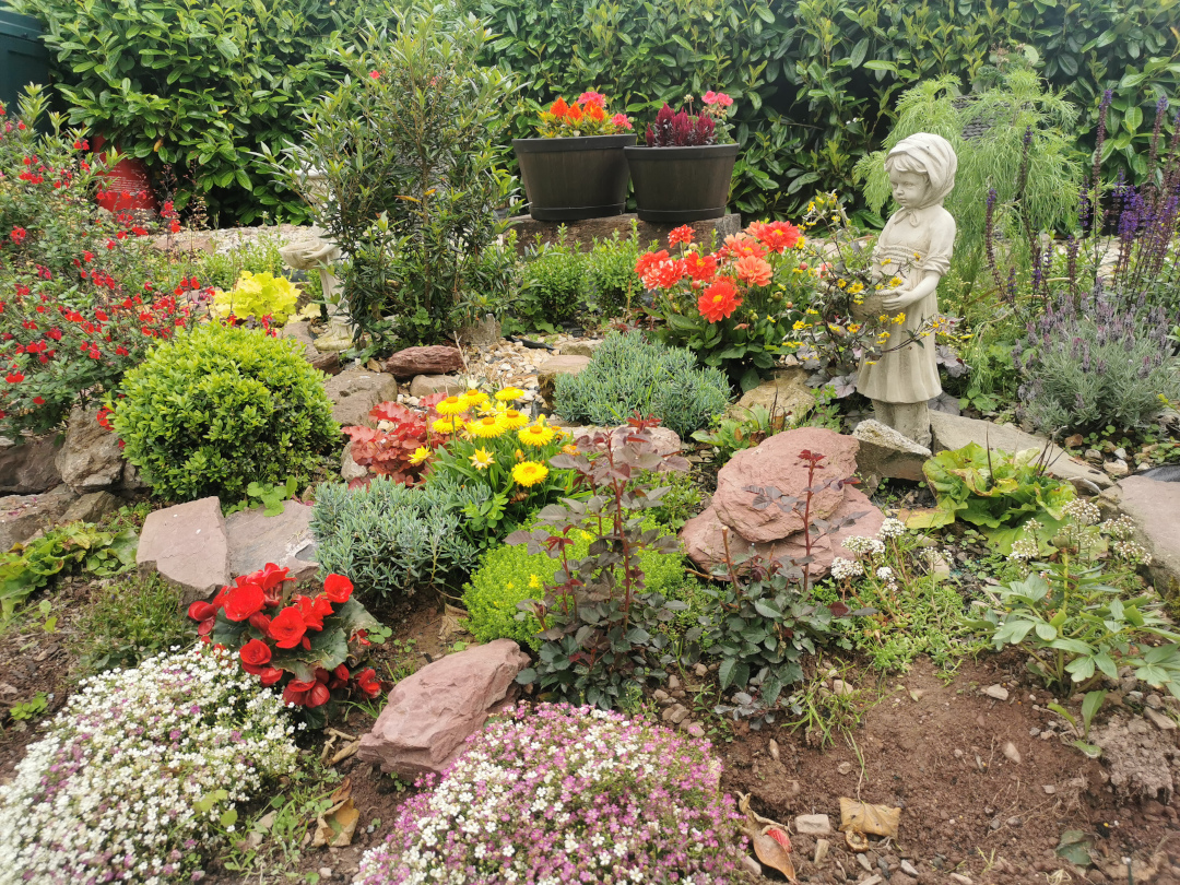 varied garden bed