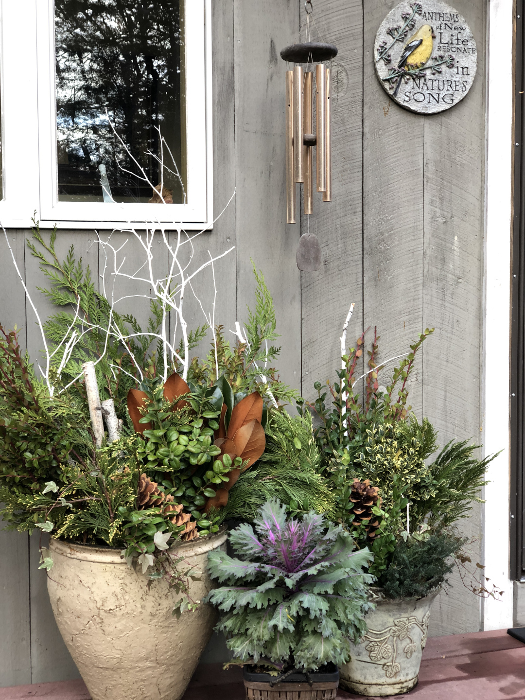 winter planters