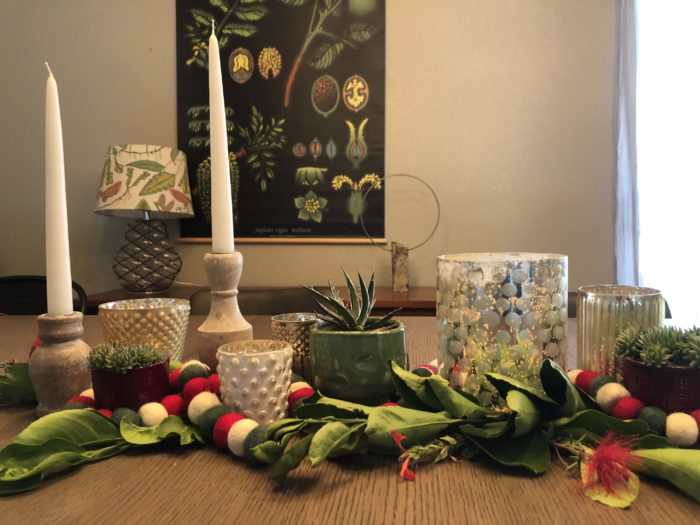 holiday centerpiece display