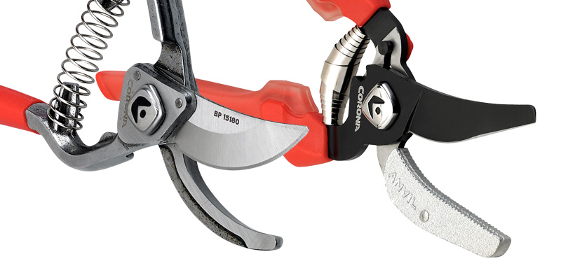 Bypass Hand Pruner and Anvil Hand Pruner