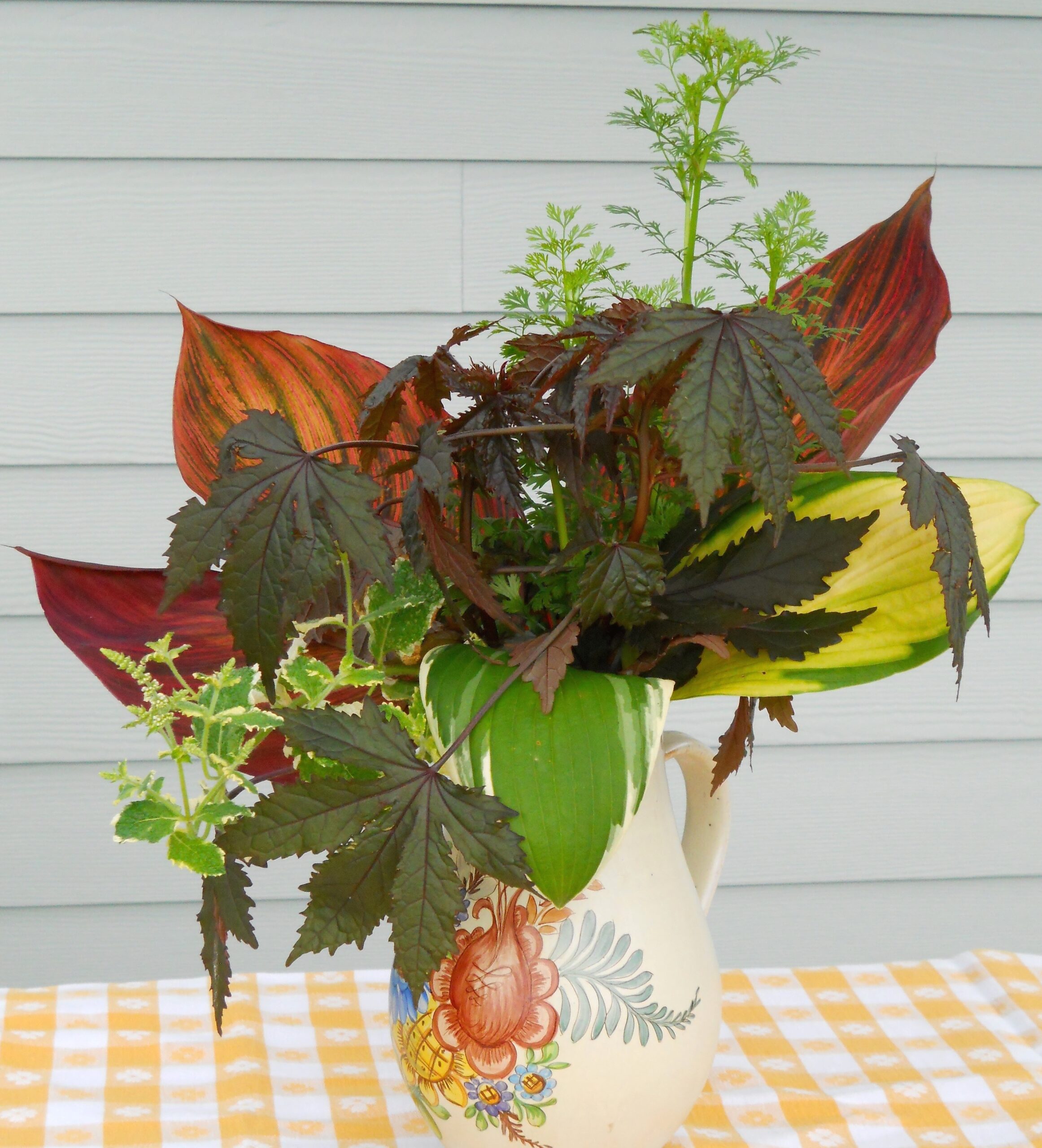 All foliage arrangement