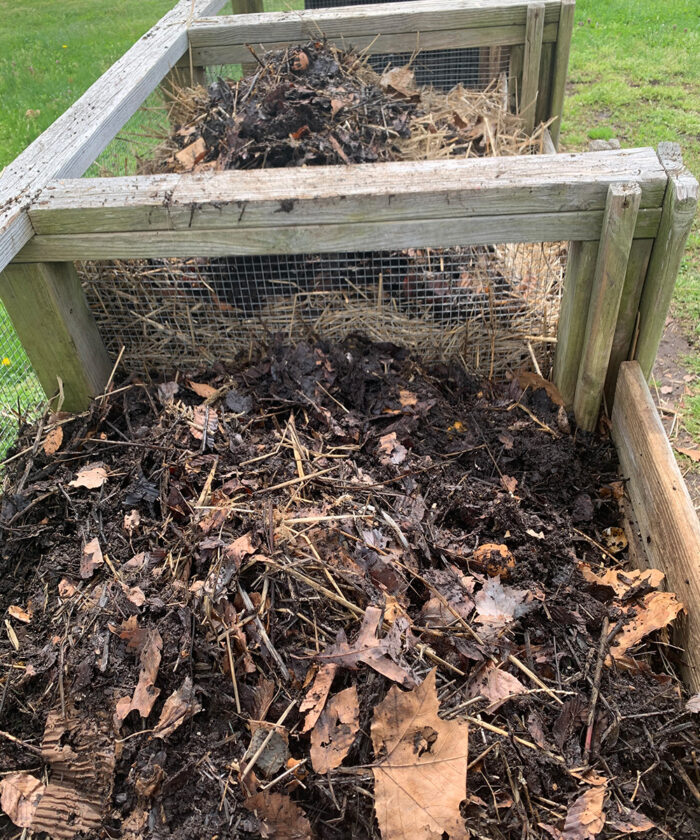 three-bin composting system