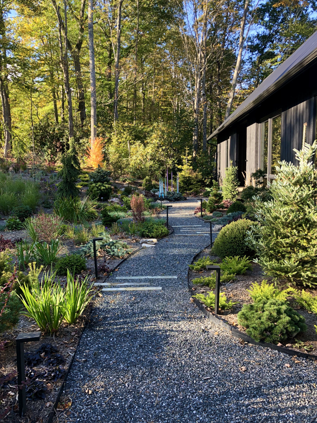 garden path leading to front door