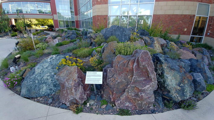 crevice garden at Cheyenne Botanic Gardens