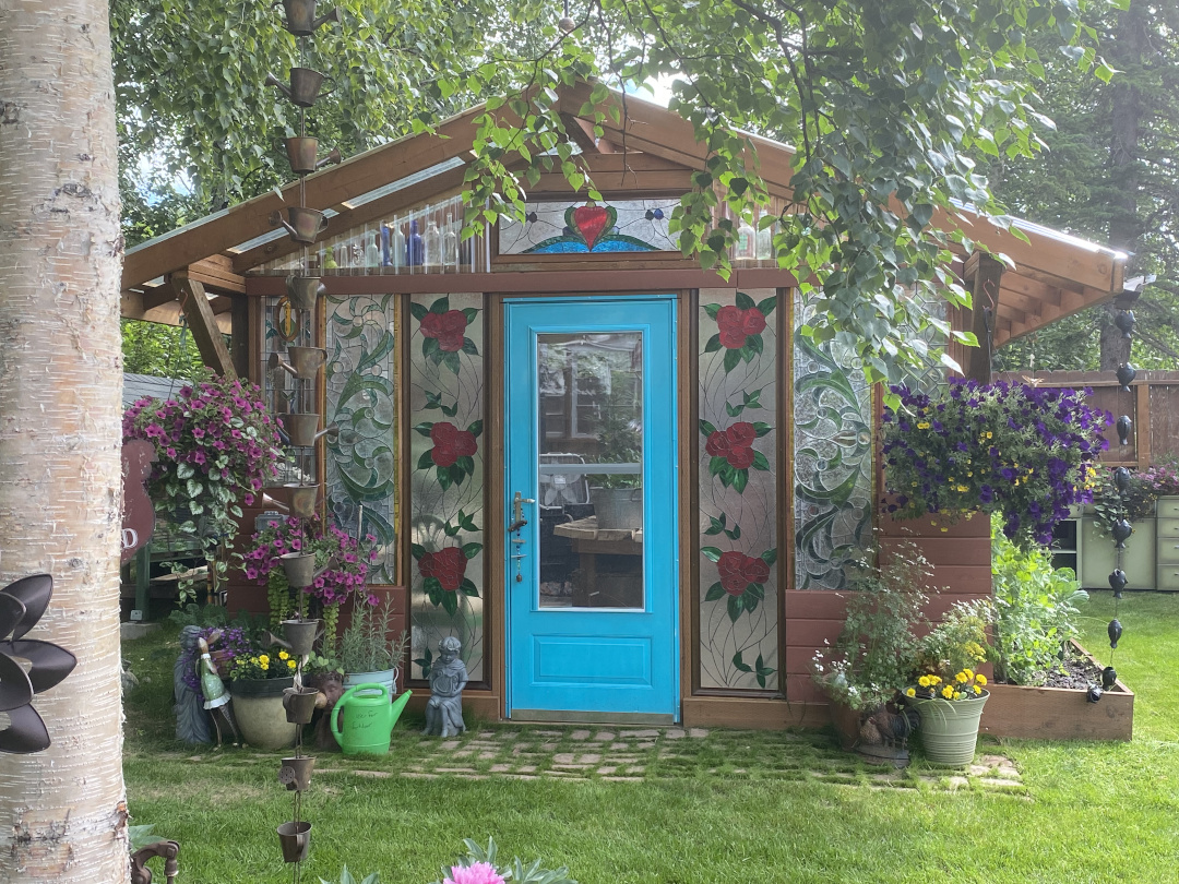 Stained Glass Greenhouse In Alaska Finegardening