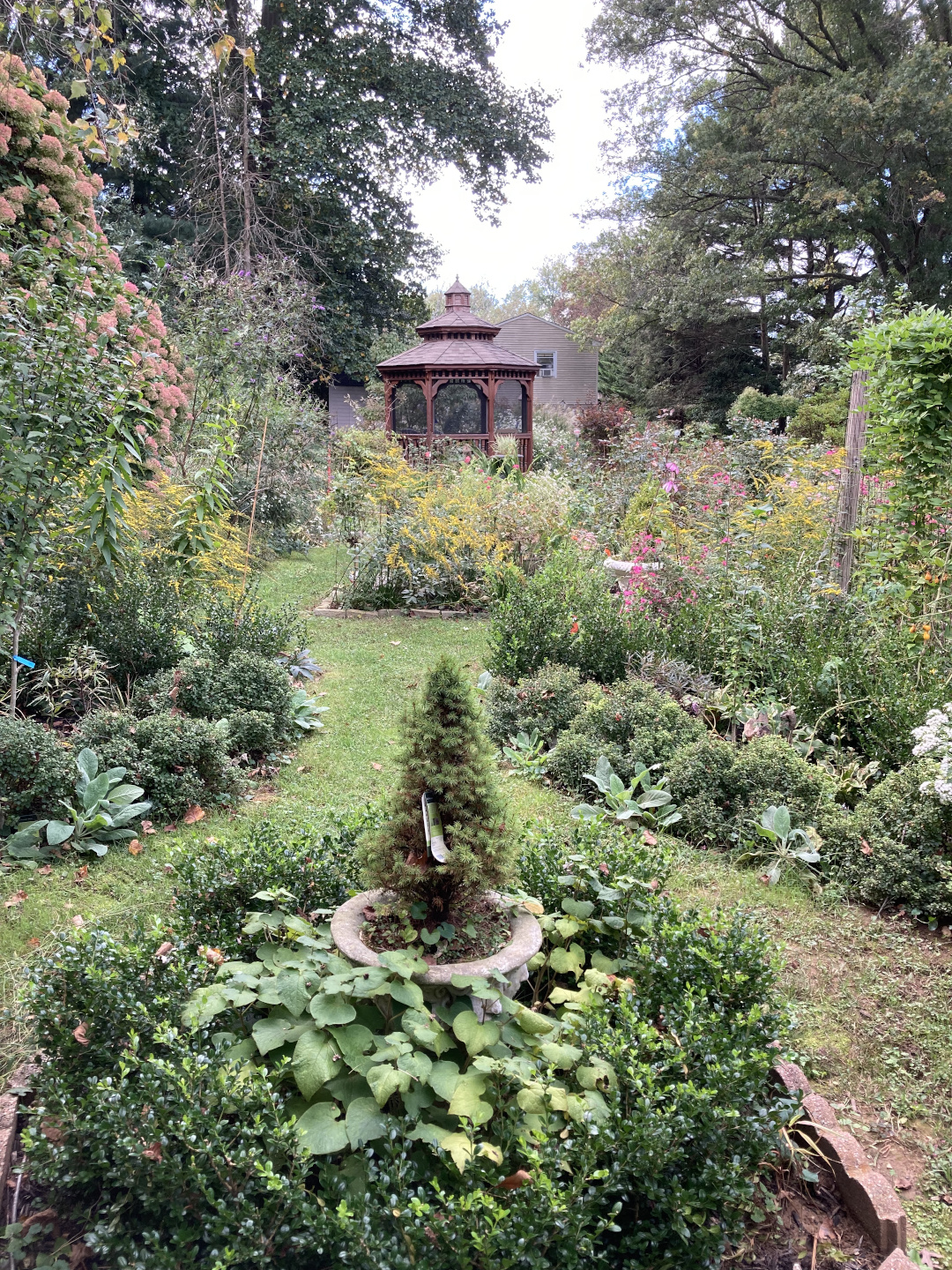 view of the gazebo