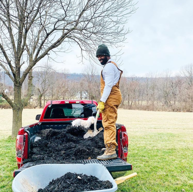 fresh mulch