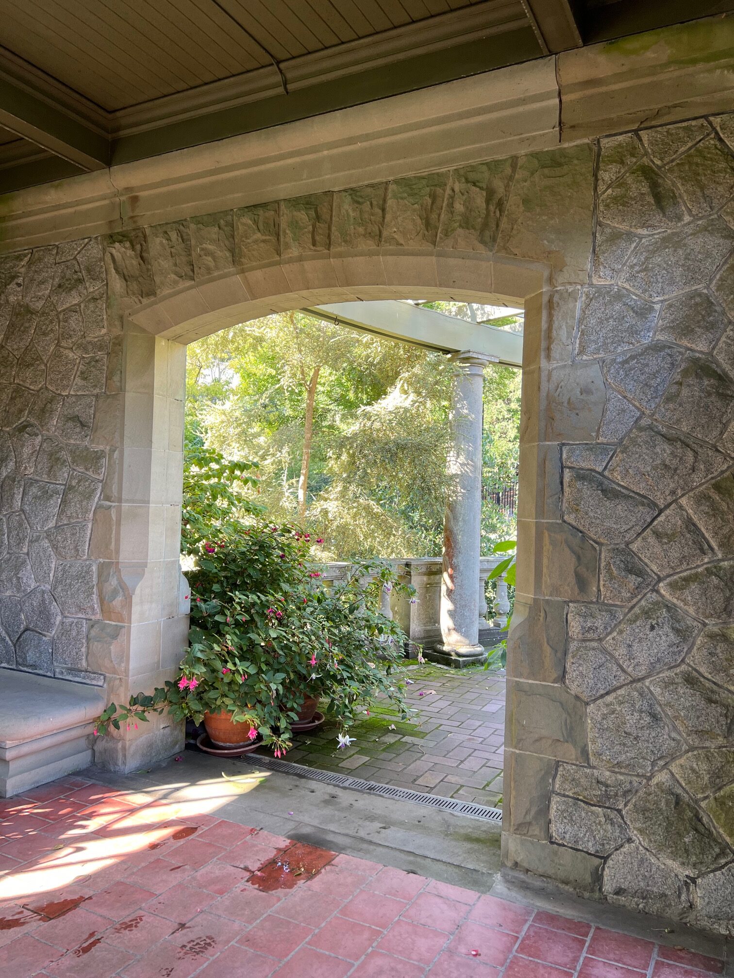 beautiful stonework of the castle