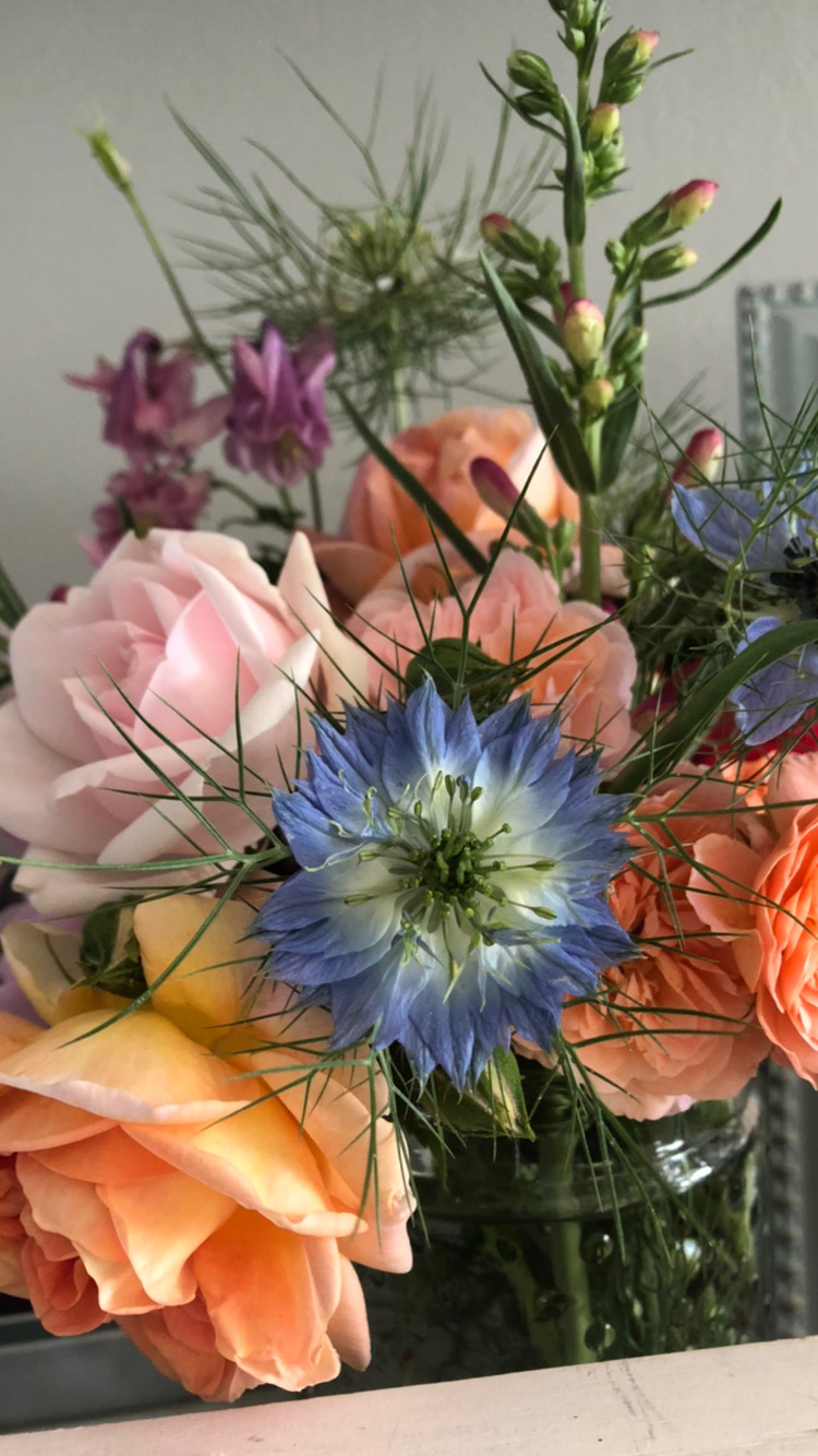 exquisite bouquet from the garden