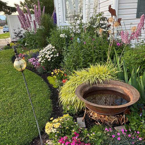 water feature in front garden