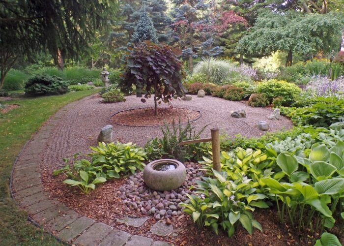 Japanese style garden