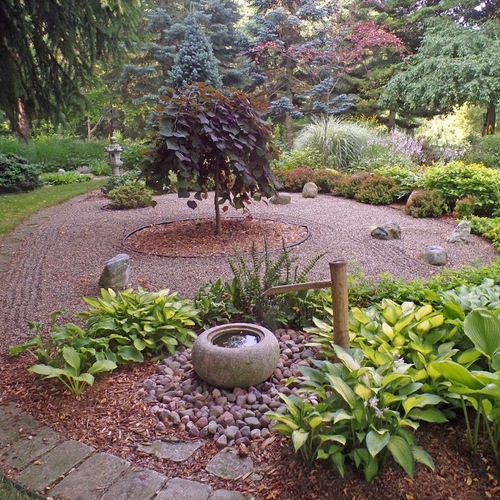 Japanese style garden