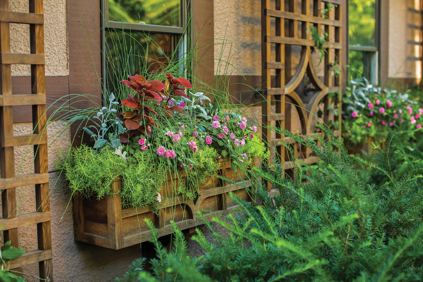 Windowbox planting photo by Tracy Walsh