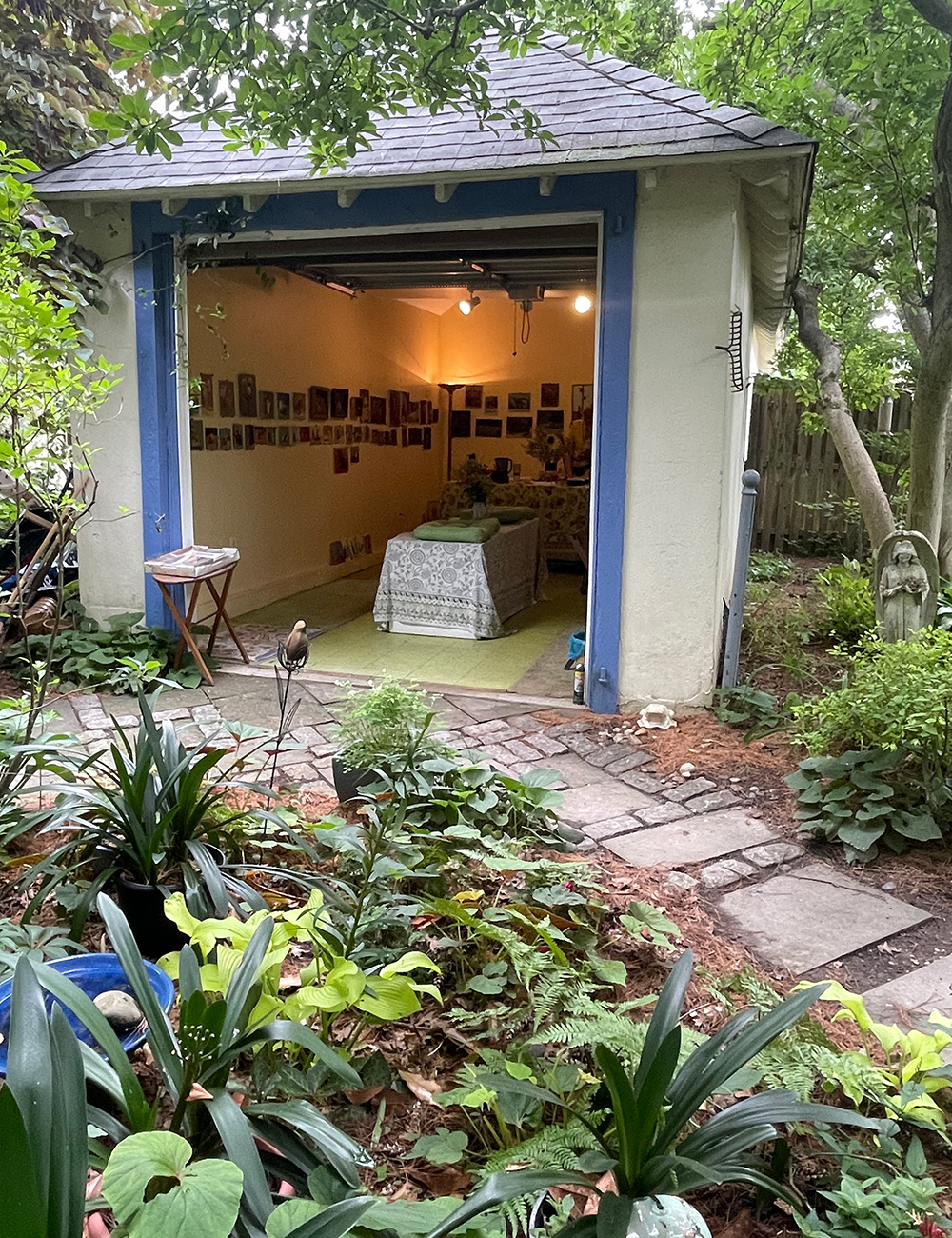 art studio in the garden