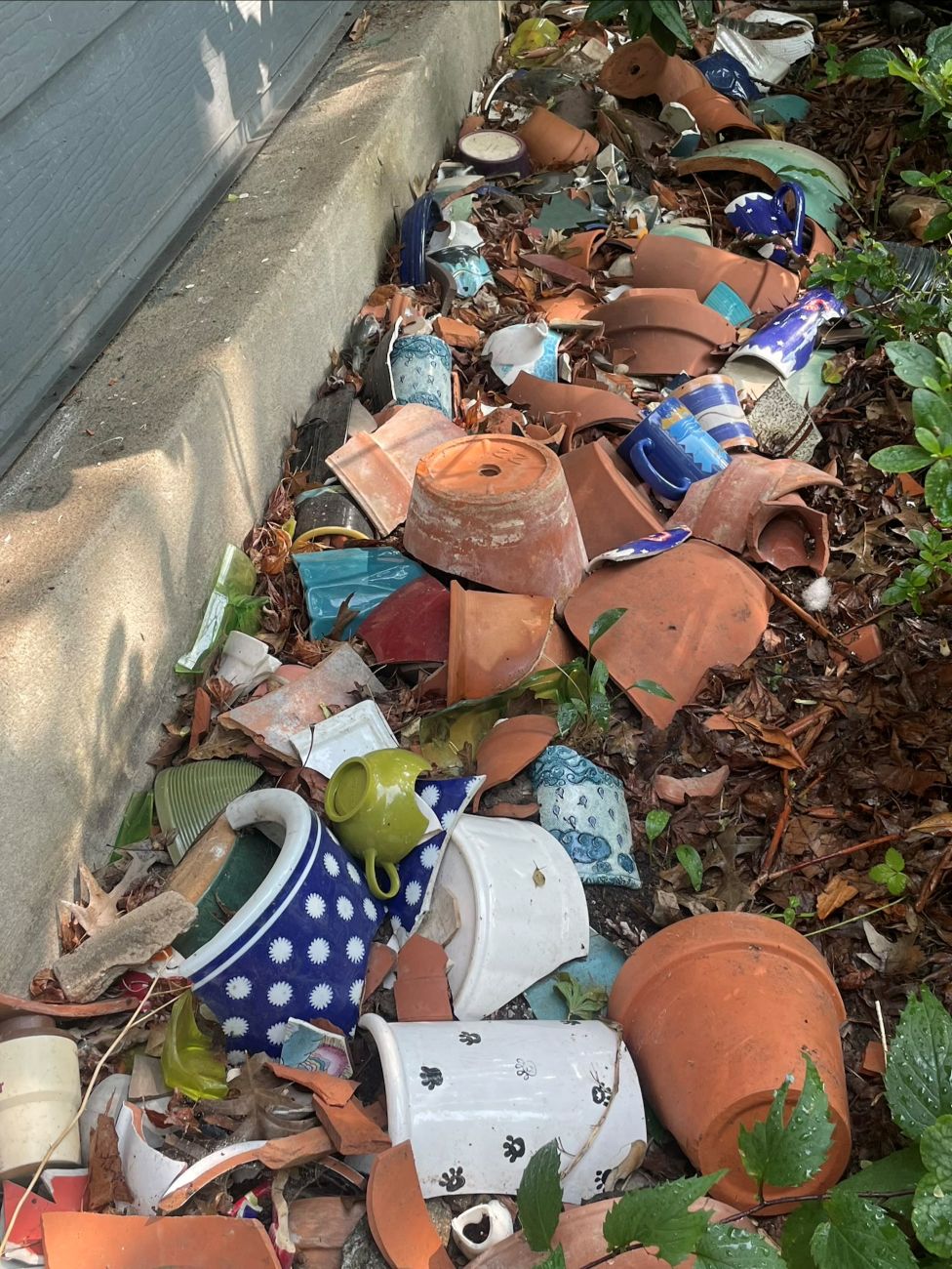 broken pots