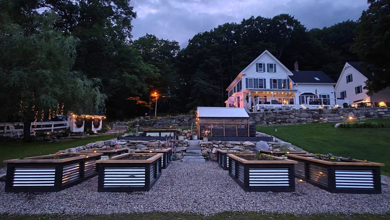 raised beds, greenhouse