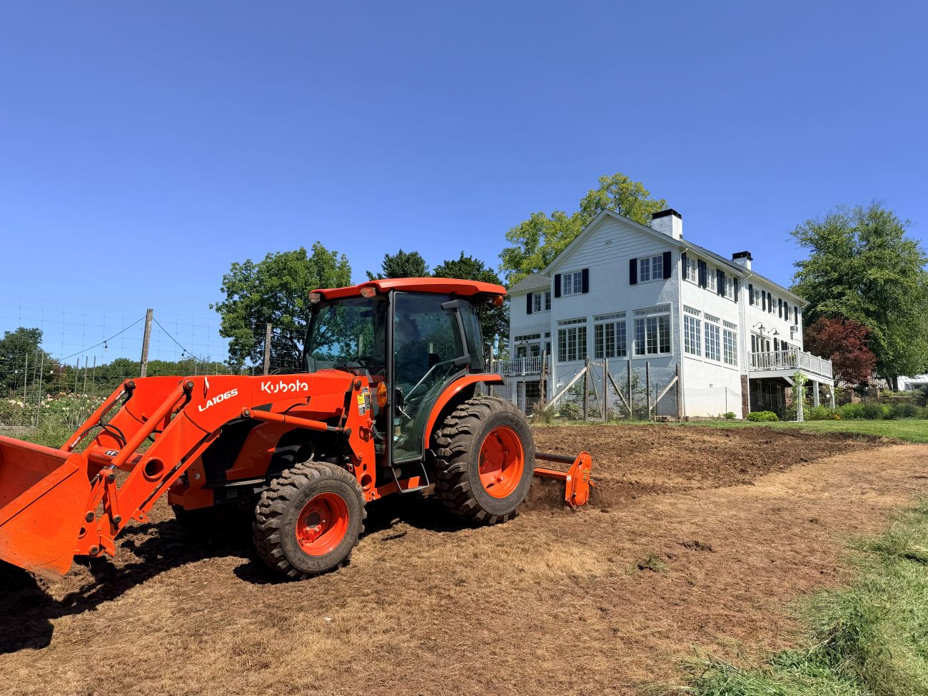 tractor, flower farm, field preparation, farm equipment, Bewitching Blooms