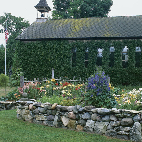 Raised Garden next to a house