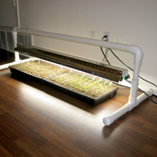 DIY PVC Grow Light Stand FineGardening